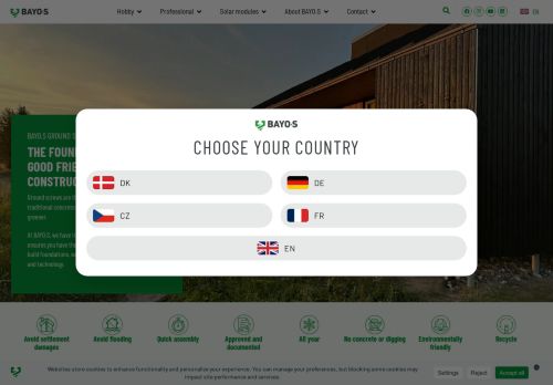 BAYO.S SE nabízí práci na pozici Instalační technik zemních vrutů (m+ž) v obci Nový Vestec