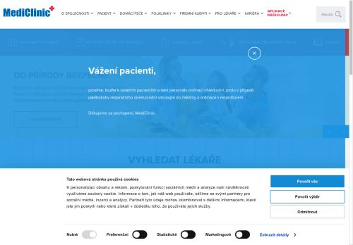 Mediclinic a.s. nabízí práci na pozici Praktický lékař M/Ž v obci Kutná Hora