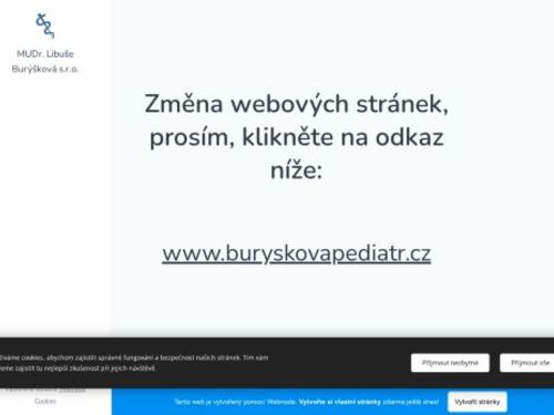 Praktický lékař pro děti a dorost - MUDr. Libuše Burýšková