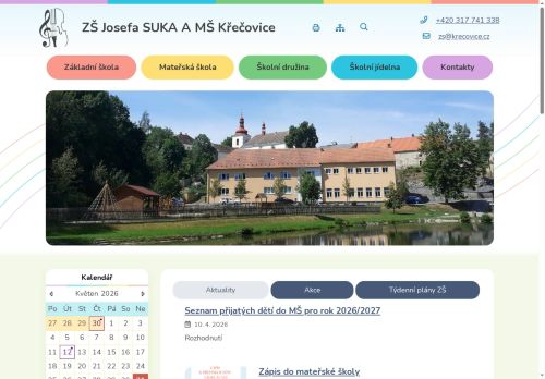 Základní škola Josefa Suka a mateřská škola Křečovice nabízí práci na pozici Kuchař/ka ŠJ v obci Křečovice