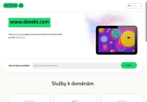 Webové stránky DESEKT spol. s r.o., Kroměříž