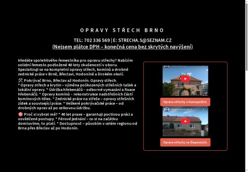 Zobrazit webové stránky Nátěry střech-opravy komínů