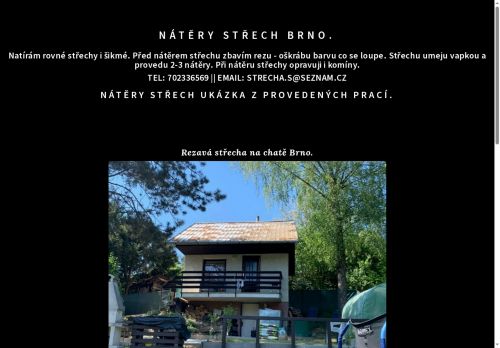 Zobrazit webové stránky Nátěry střech-opravy komínů