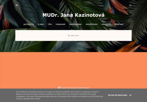 Zobrazit webové stránky Praktický lékař pro dospělé - MUDr. Jana Kazinotová