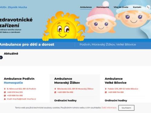 Praktický lékař pro děti a dorost - MUDr. Zbyněk Mucha