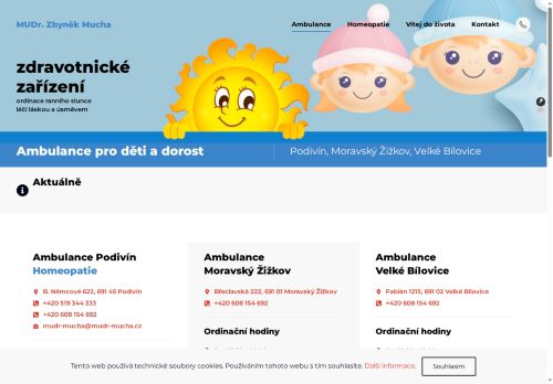 Zobrazit webové stránky Praktický lékař pro děti a dorost - MUDr. Zbyněk Mucha