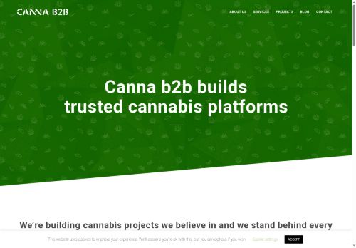 Webové stránky Canna b2b s.r.o., Příbram