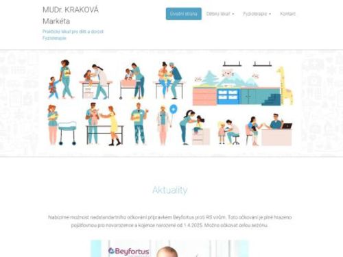 Praktický lékař pro děti a dorost - MUDr. Markéta Kraková