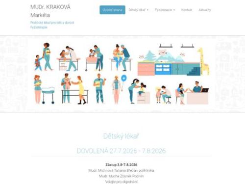 Praktický lékař pro děti a dorost - MUDr. Markéta Kraková