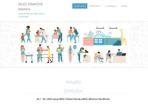 Praktický lékař pro děti a dorost - MUDr. Markéta Kraková