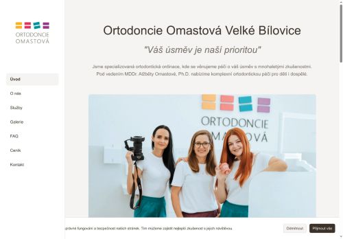 Zobrazit webové stránky Ortodoncie - MDDr. Alžběta Omastová, Ph.D.