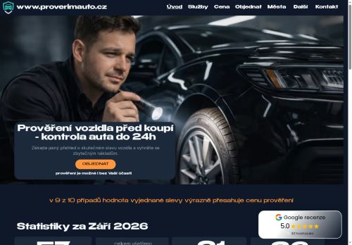 Zobrazit webové stránky Prověření vozidel - David Kukla