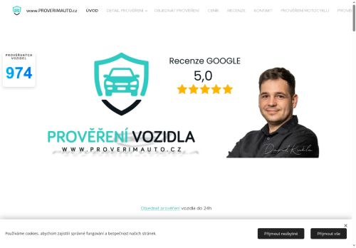 Zobrazit webové stránky Prověření vozidel - David Kukla