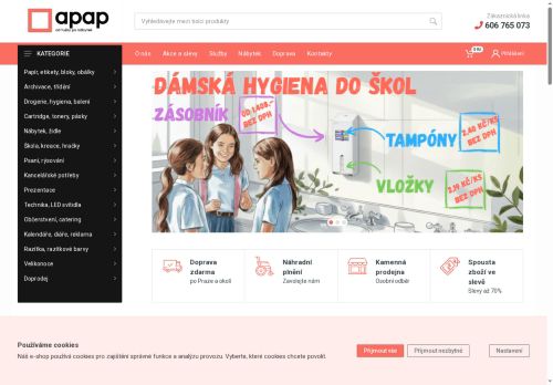 APAP IN s.r.o. nabízí práci na pozici SKLADNÍK/SKLADNICE - INVALIDA (OZP) v obci Praha