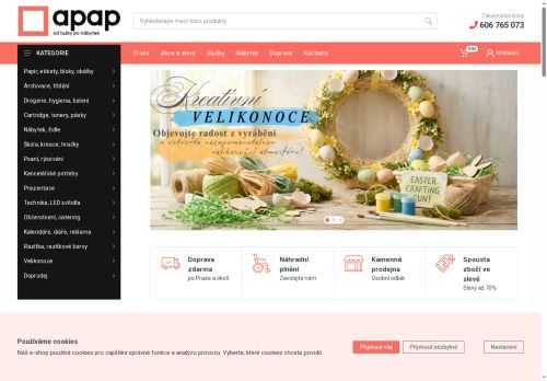 APAP IN s.r.o. nabízí práci na pozici SKLADNÍK/SKLADNICE - INVALIDA (OZP) v obci Praha