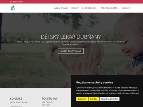 Praktický lékař pro děti a dorost - MUDr. Eva Vrzalová