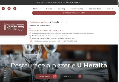 Zobrazit webové stránky Restaurace U Heralta