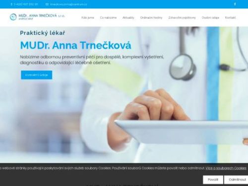 Praktický lékař pro dospělé - MUDr. Anna Trnečková