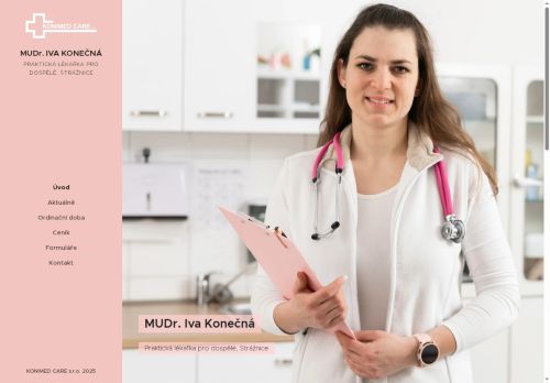 Zobrazit webové stránky Praktický lékař pro dospělé - MUDr. Iva Konečná