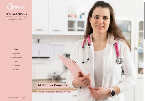 Zobrazit webové stránky Praktický lékař pro dospělé - MUDr. Iva Konečná