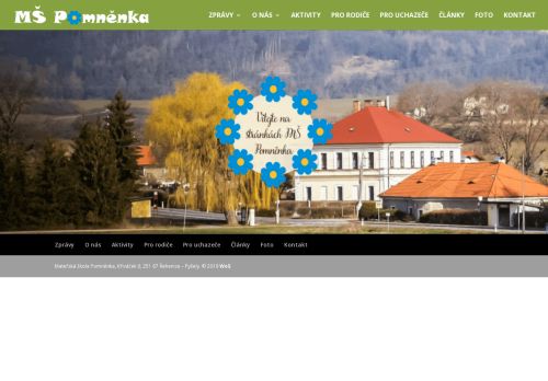 Mateřská škola Pomněnka nabízí práci na pozici asistent/ka pedagoga v obci Řehenice