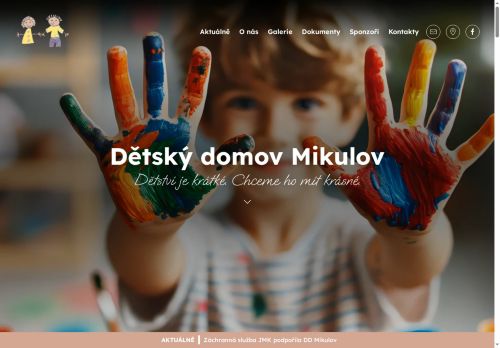 Dětský domov Mikulov, příspěvková organizace nabízí práci na pozici VYCHOVATEL/ VYCHOVATELKA PRO VÝKON ÚSTAVNÍ VÝCHOVY v obci Mikulov