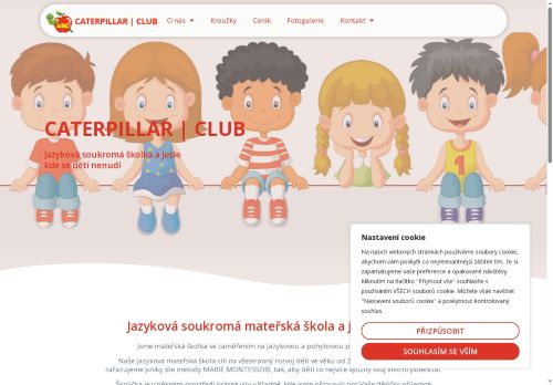 Webové stránky CATERPILLAR CLUB s.r.o., Kladno