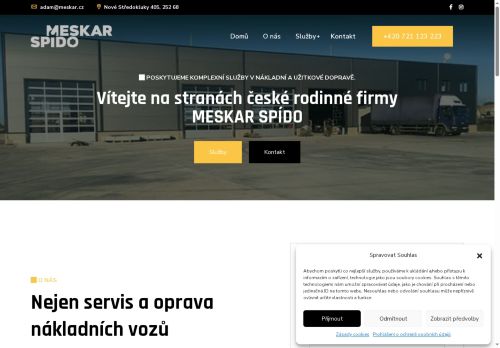 MESKAR SPÍDO, s.r.o. nabízí práci na pozici Mechanici a opraváři nákladních automobilů v obci Středokluky