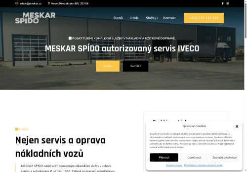 MESKAR SPÍDO, s.r.o. nabízí práci na pozici Mechanici a opraváři nákladních automobilů (m+ž) v obci Středokluky