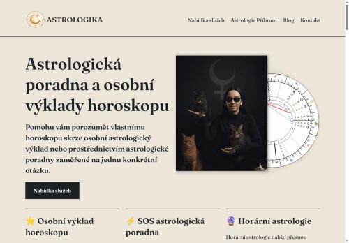 Zobrazit webové stránky Astrologika: Astrologická poradna