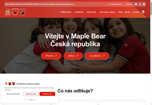 Maple Bear základní škola Brno s.r.o. nabízí práci na pozici Učitel/ka v obci Brno