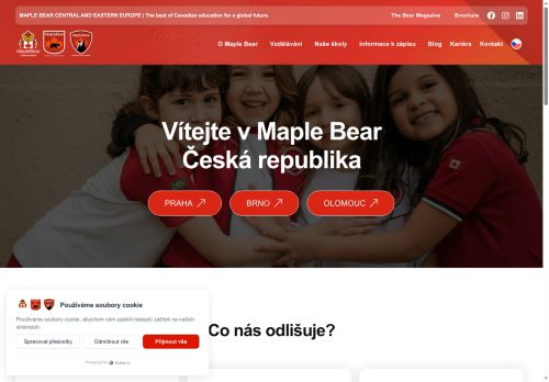Maple Bear základní škola Brno s.r.o. nabízí práci na pozici Učitel/ka v obci Brno