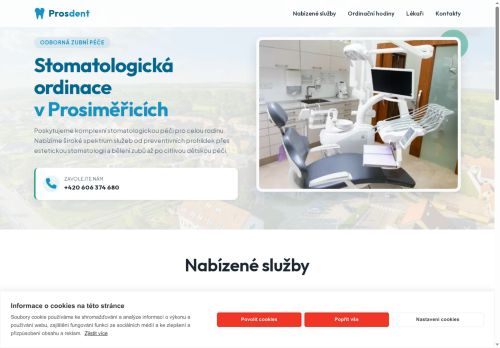 Prosdent s.r.o. nabízí práci na pozici všeobecná sestra m/ž v obci Prosiměřice