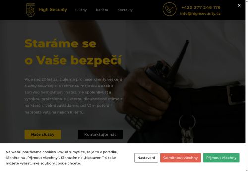 HIGH GROUP s.r.o. nabízí práci na pozici Vrátní v obci Plzeň