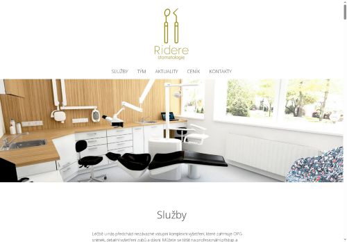 Webové stránky Stomatologie s úsměvem s.r.o., Brno