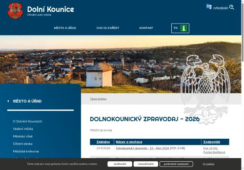 Zobrazit webové stránky Dolnokounický zpravodaj