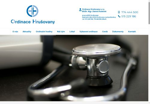Zobrazit webové stránky Praktický lékař pro dospělé - MUDr. Mgr. Daniel Hudeček, Ph.D.