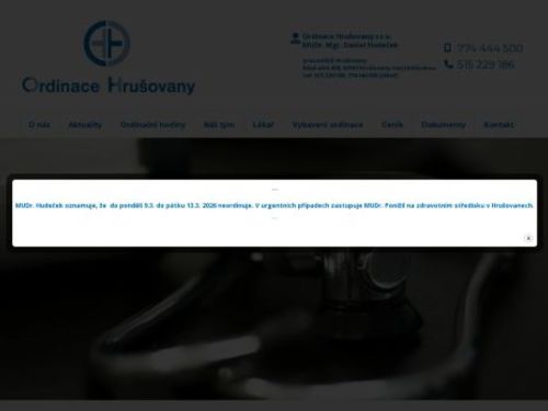 Praktický lékař pro dospělé - MUDr. Mgr. Daniel Hudeček, Ph.D.