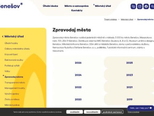 Zpravodaj města Benešov