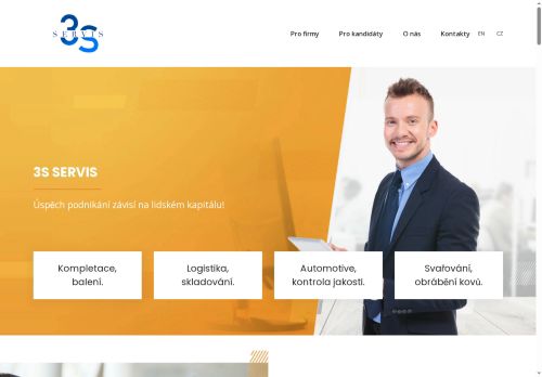 3S SERVIS s.r.o. nabízí práci na pozici Skladníci, obsluha manipulačních vozíků v obci Praha