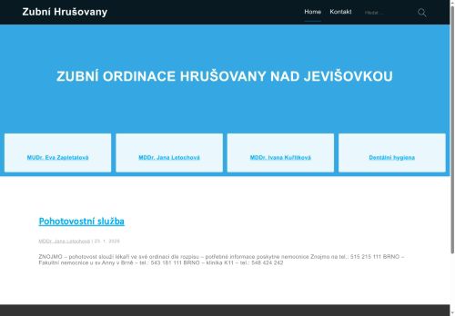 Zobrazit webové stránky Zubní ordinace - MUDr. Eva Zapletalová