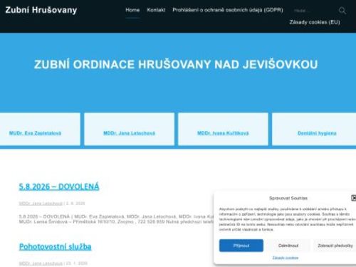 Zubní ordinace - MUDr. Eva Zapletalová