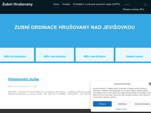 Zubní ordinace - MUDr. Eva Zapletalová