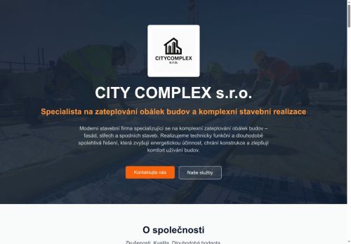 CITY COMPLEX s.r.o. nabízí práci na pozici STAVBYVEDOUCÍ v obci Třebíč