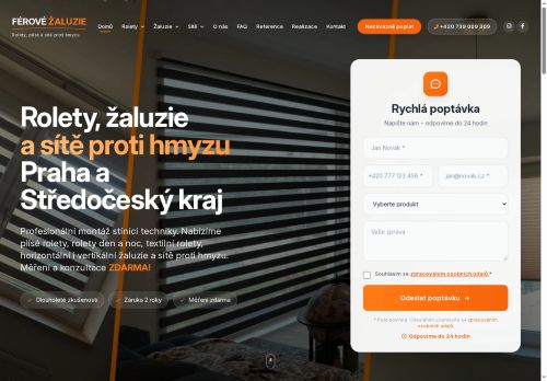 Zobrazit webové stránky Férové žaluzie