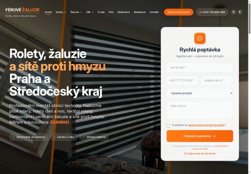 Zobrazit webové stránky Férové žaluzie