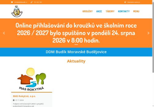 Zobrazit webové stránky DDM Budík