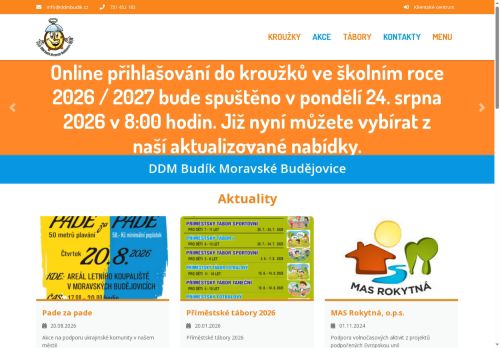 Zobrazit webové stránky DDM Budík