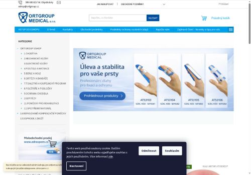 Ortgroup Medical s.r.o. nabízí práci na pozici Obchodní zástupce/Medicínský reprezentant - m/ž v obci Brno