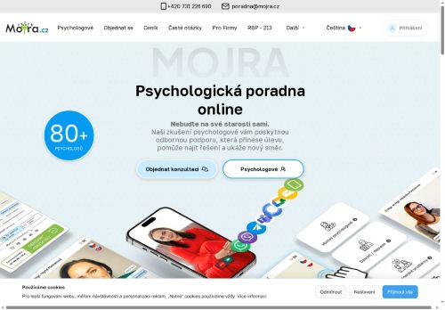 Zobrazit webové stránky MOJRA.cz - Psychologická poradna online
